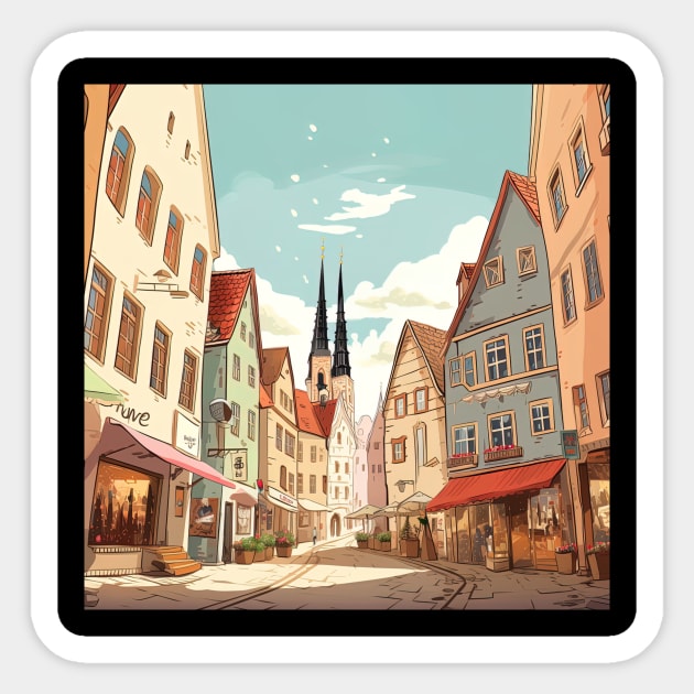 Erfurt Sticker by ComicsFactory